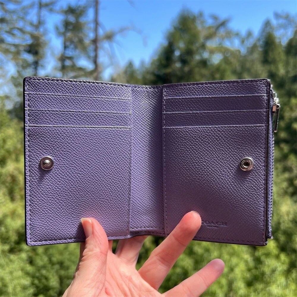 Coach silver purple